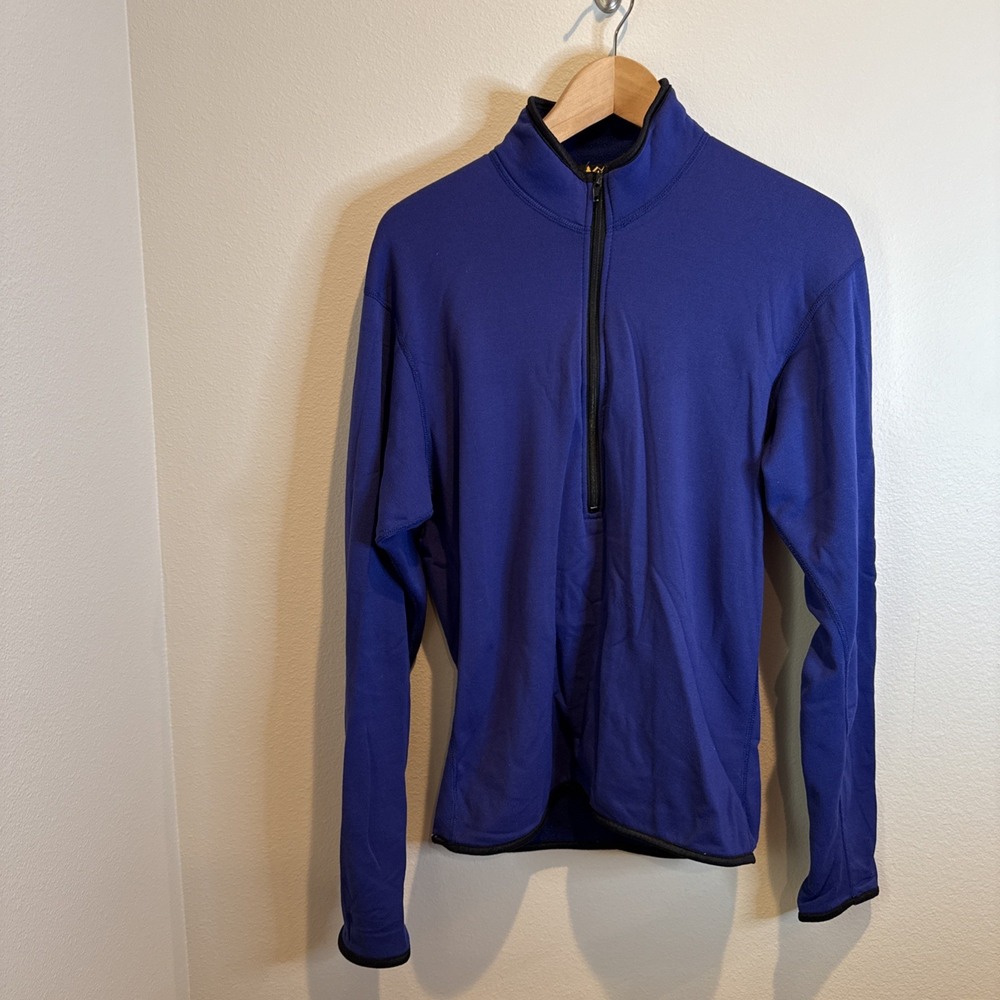 Vintage Rei shirt Mens Large Pullover 1/4 Zip Quarter Fleece USA